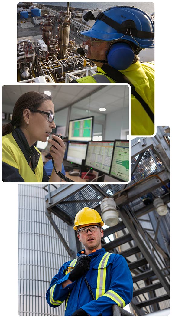 Petrochemical industry communication solutions